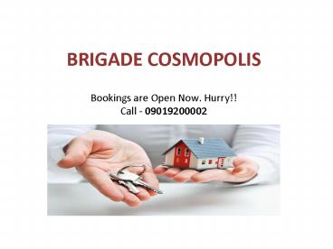 Brigade Cosmopolis Whitefield Bangalore - PropLadder.com