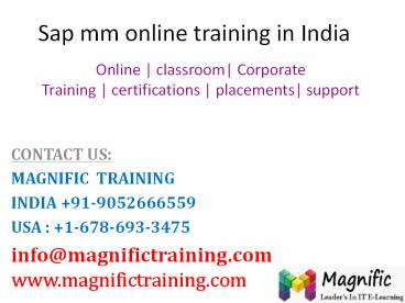 sap mm online training in australia