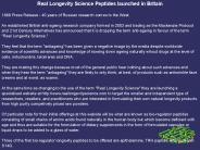 Real Longevity Science Peptides launched in Britain