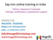 sap mm online training in australia