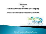 Affordable web development company