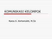 KOMUNIKASI KELOMPOK