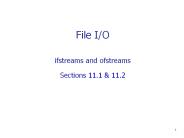 File I/O
