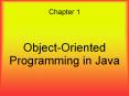 Object-Oriented Programming in Java PowerPoint PPT Presentation