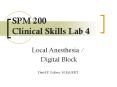 SPM 200 Clinical Skills Lab 4 PowerPoint PPT Presentation