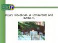 Injury Prevention in Restaurants and Kitchens PowerPoint PPT Presentation