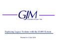 Replacing Legacy Systems with the AS400 System PowerPoint PPT Presentation