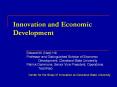 Innovation and Economic Development PowerPoint PPT Presentation