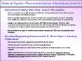 Material System Thermomechanics Interactions (cont PowerPoint PPT Presentation