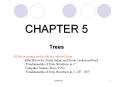 CHAPTER 5 Trees PowerPoint PPT Presentation