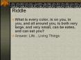 Riddle PowerPoint PPT Presentation