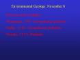 Environmental Geology, November 8 PowerPoint PPT Presentation