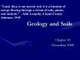 Geology and Soils PowerPoint PPT Presentation