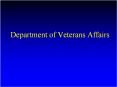 Department of Veterans Affairs PowerPoint PPT Presentation