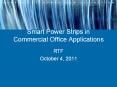 Smart Power Strips in Commercial Office Applications PowerPoint PPT Presentation