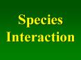 Species Interaction PowerPoint PPT Presentation