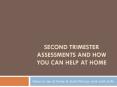 Second Trimester Assessments and How You Can Help at Home PowerPoint PPT Presentation