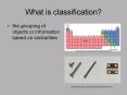 What is classification? PowerPoint PPT Presentation
