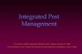 Integrated Pest Management PowerPoint PPT Presentation