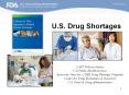 U.S. Drug Shortages PowerPoint PPT Presentation