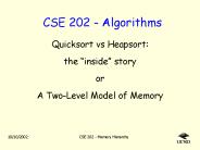 CSE 202 - Algorithms