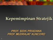 Kepemimpinan Stratejik