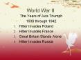World War II PowerPoint PPT Presentation