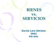 BIENES vs. SERVICIOS