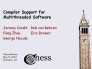 Compiler Support for Multithreaded Software