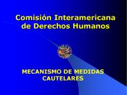 MECANISMO DE MEDIDAS CAUTELARES