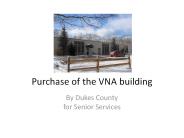 Purchase of the VNA building