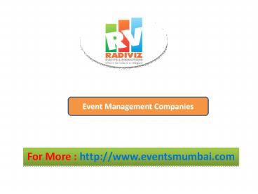 Event Management Company