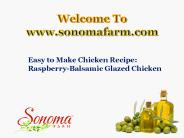 Raspberry-Balsamic Glazed Chicken