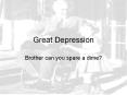 Great Depression PowerPoint PPT Presentation