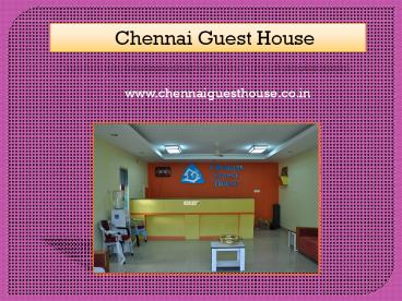 Hotels near Vadapalani, Luxury Accommodation in Chennai
