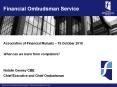 Financial Ombudsman Service PowerPoint PPT Presentation