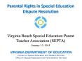 Parental Rights in Special Education Dispute Resolution PowerPoint PPT Presentation