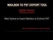 Easy Steps to Export-Mailbox to PST free