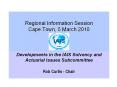 Regional Information Session Cape Town, 5 March 2010 PowerPoint PPT Presentation
