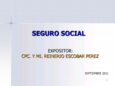 SEGURO SOCIAL
