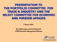 PRESENTATION%20TO%20THE%20PORTFOLIO%20COMMITTEE%20FOR%20TRADE%20 PowerPoint PPT Presentation