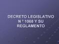 DECRETO LEGISLATIVO N  PowerPoint PPT Presentation