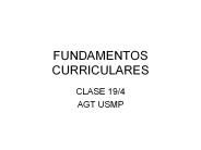 FUNDAMENTOS CURRICULARES