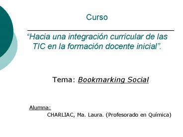 Curso  