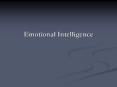 Emotional Intelligence PowerPoint PPT Presentation