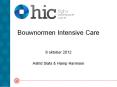 Bouwnormen Intensive Care PowerPoint PPT Presentation