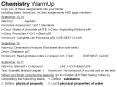 Chemistry WarmUp Copy ALL of these assignments into your binder Including dates, WarmUps, InClass assignments AND page numbers! PowerPoint PPT Presentation