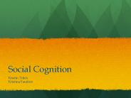 Social Cognition