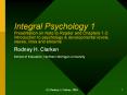 Integral Psychology 1 Presentation on Note to Reader and Chapters 1-2: Introduction to psychology PowerPoint PPT Presentation