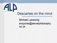 Descartes on the mind